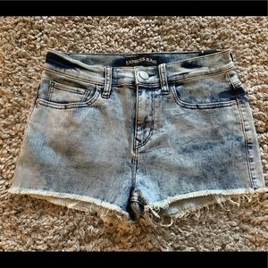 Express jean shorts
